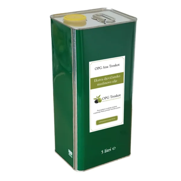OPG Troskot maslinovo ulje - 5,0 litara metal